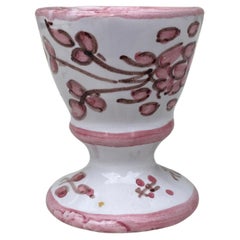 Vintage Faience Egg Cup Martres Tolosane