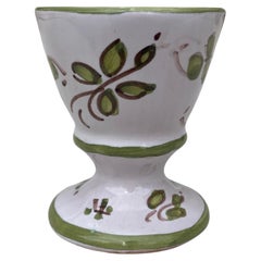 Vintage Faience Egg Cup Martres Tolosane