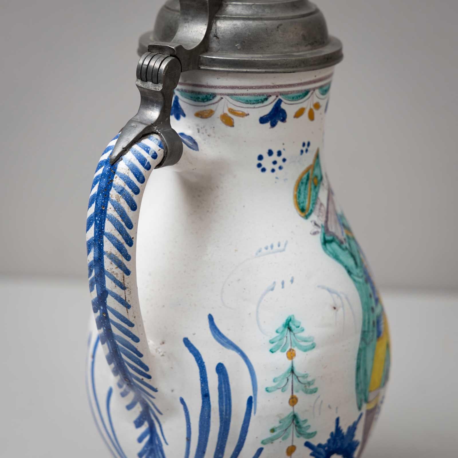 Faience Jug, late 18th Century 2