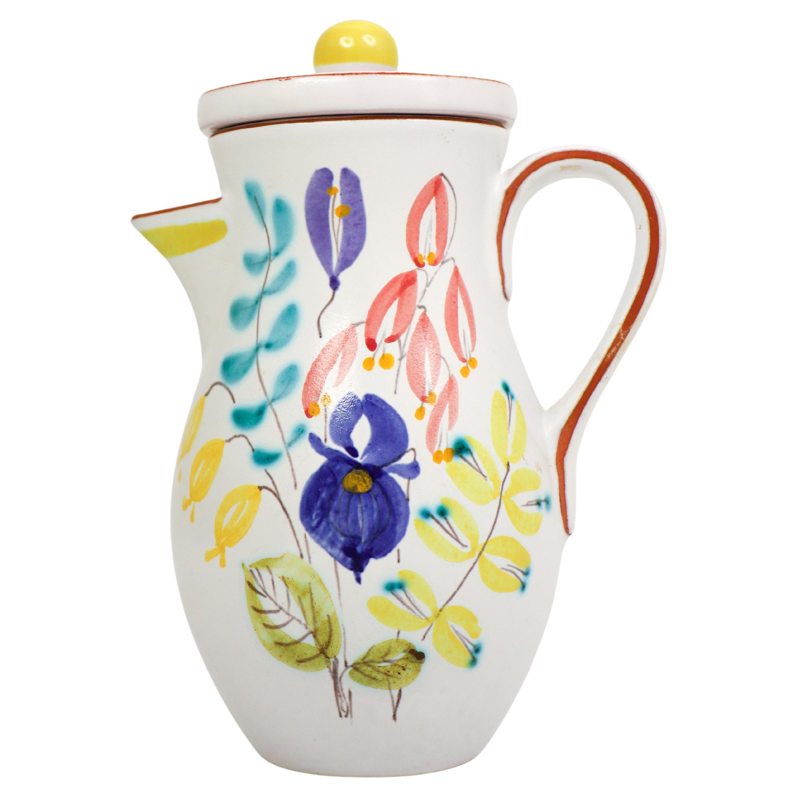 Faience Jug - Stig Lindberg - Gustavsbergs Studio - 1950s For Sale