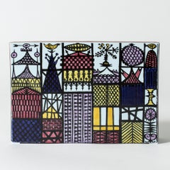 Faience "Karneval" Vase by Stig Lindberg