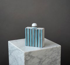 Faience Lidded Bottle by Stig Lindberg for Gustavsberg Studio, Sweden, 1950s