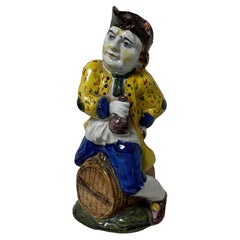 Antique Faience Pitcher