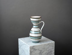 Vase en faïence par Stig Lindberg pour Gustavsberg Studio, Suède, années 1950
