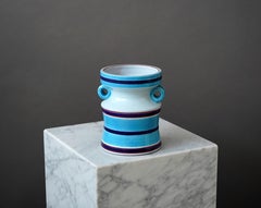 Fayence-Vase von Stig Lindberg für Gustavsberg Studio, Schweden, 1966