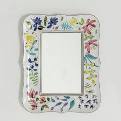 Faience Wall Mirror by Stig Lindberg for Gustavsberg
