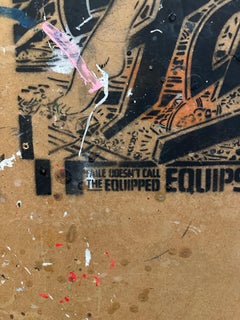 FAILE “Sweet Sins” Unique Silkscreen on Reclaimed Tabletop, 2013