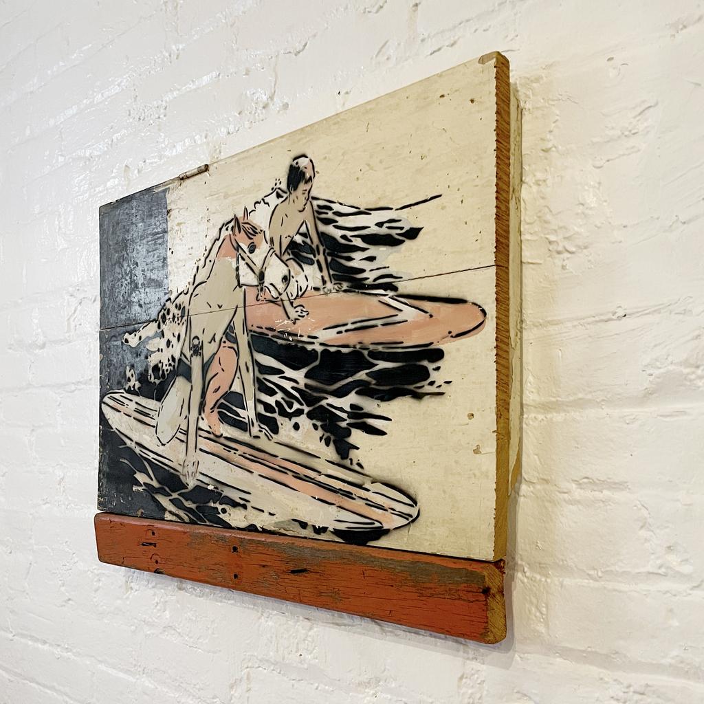 10 Ways on Wood, Horse and Surfer by Faile, Represented by Tuleste Factory For Sale 3