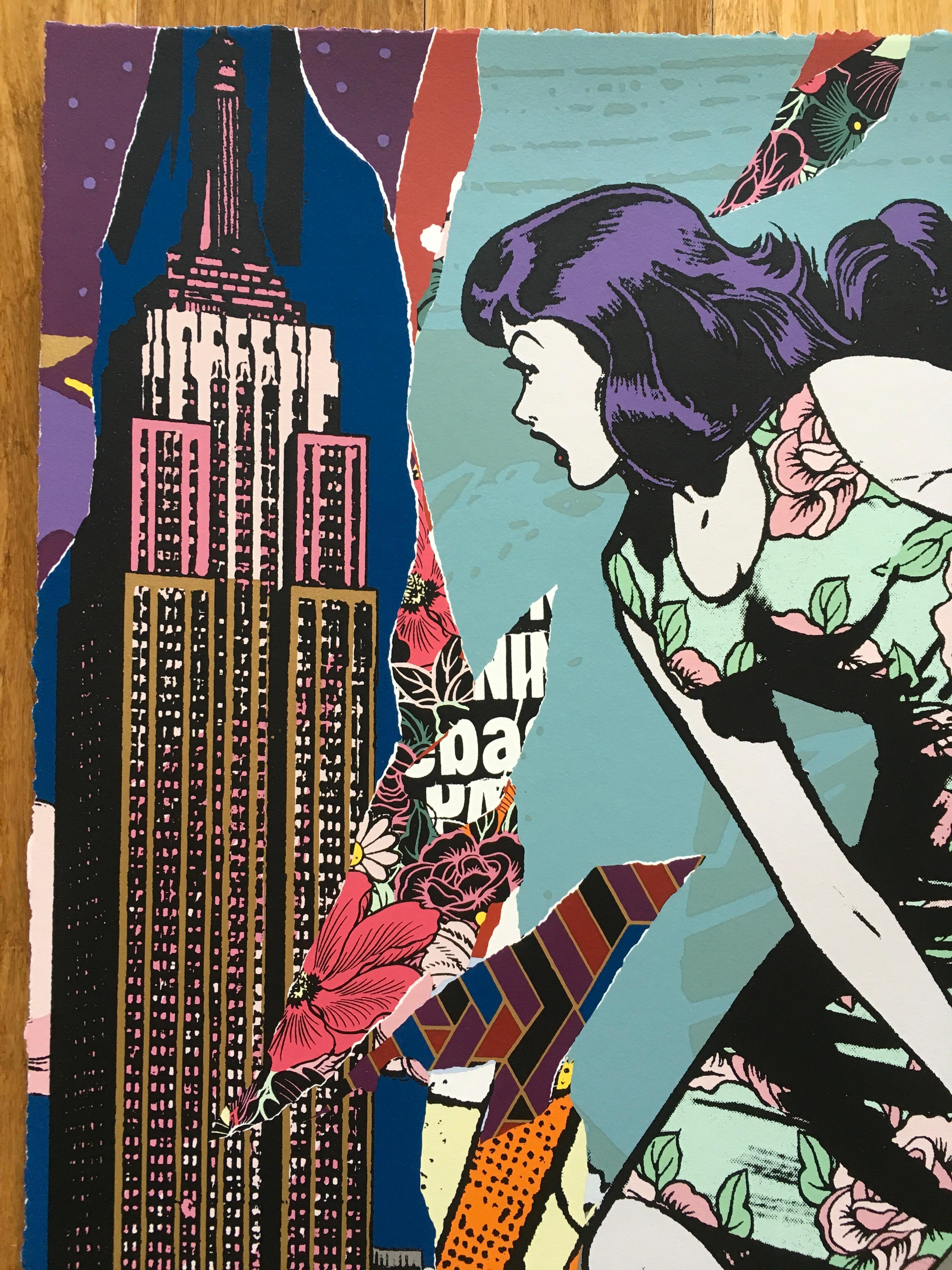 « Bad Seeds » sérigraphie en soie 24 couleurs, édition limitée, série SSYM - Art urbain Print par Faile