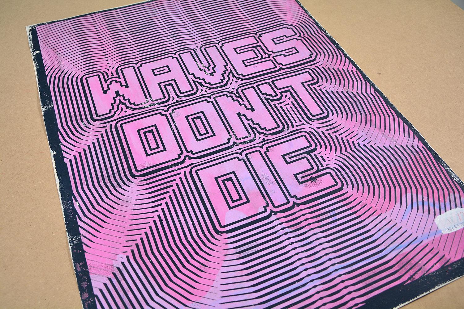 FAILE -DIAMOND FAILEDOODLE (RED/TAN). Mixed Media Pop Art Urban Glitter Graffiti For Sale 3