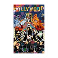 FAILE - HOLLYWOOD NIGHTS! Huge Pop Art Urban art Pin-Up Design American