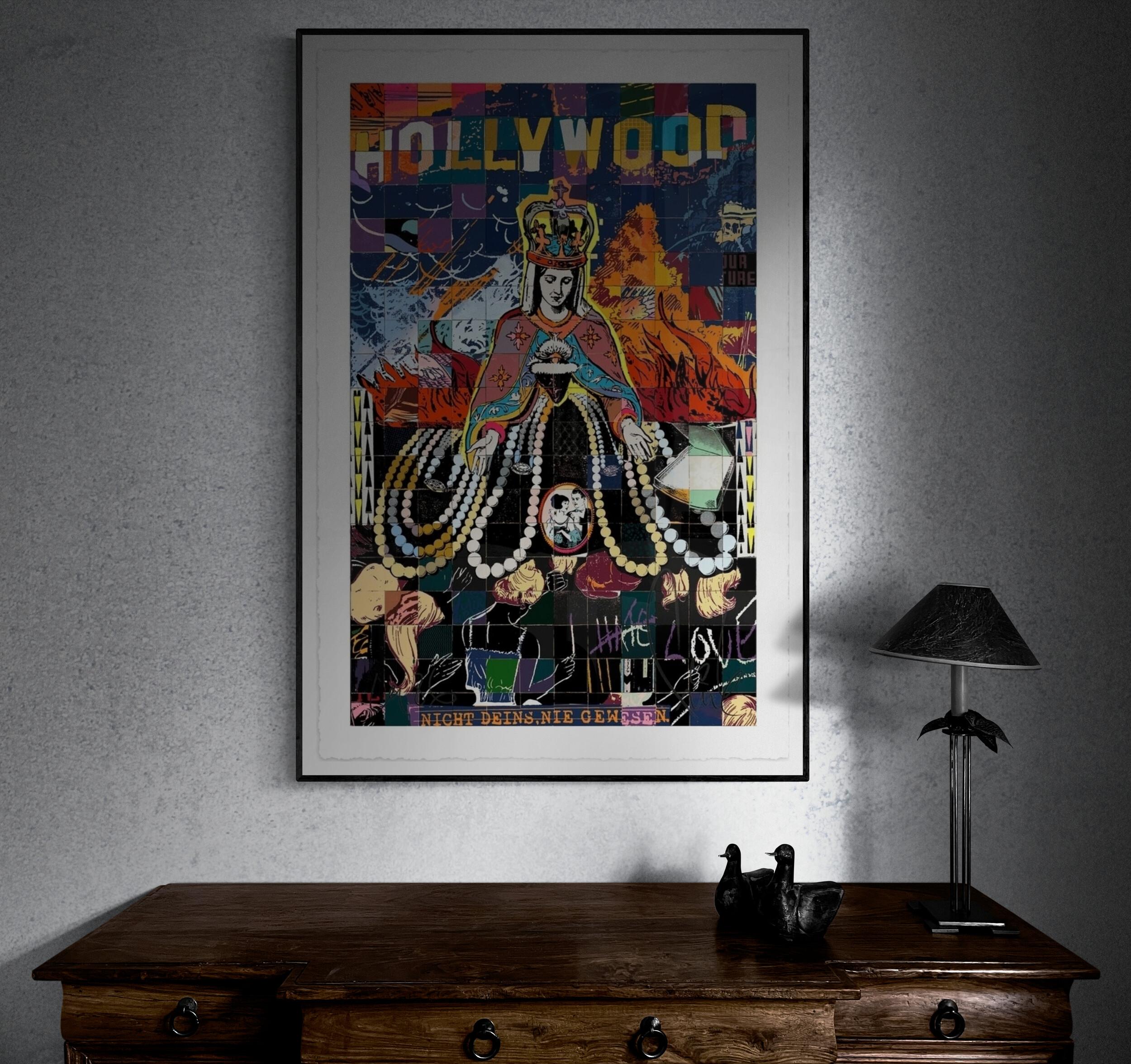 FAILE - HOLLYWOOD NIGHTS! Huge Pop Art Urban art Pin-Up Design American 2