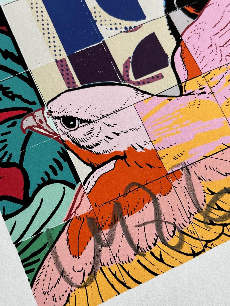 FAILE - RISING Huge Pop Art Urban art Design Emerging Artists American Phoenix For Sale 3