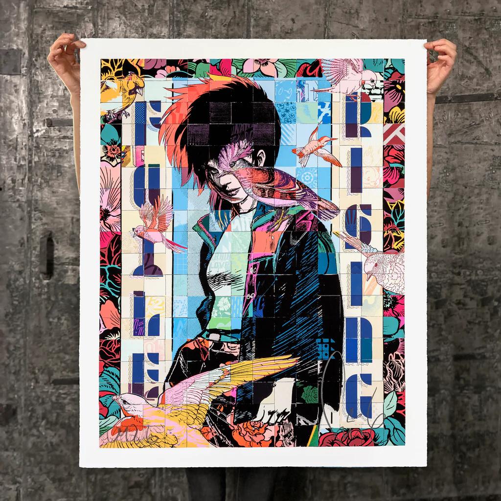 FAILE - RISING Huge Pop Art Urban art Design Emerging Artists American Phoenix For Sale 4