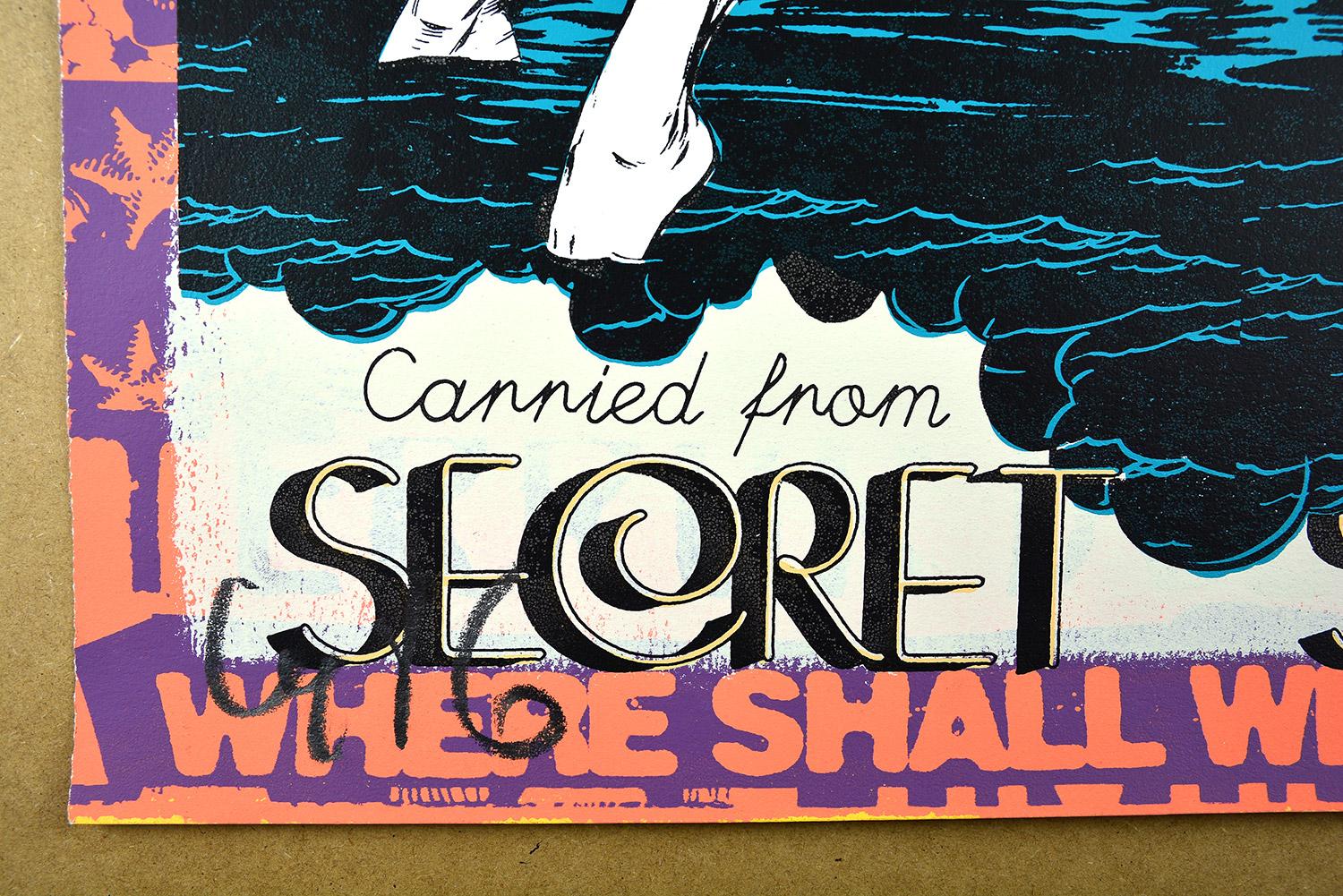 FAILE: Secret Seas - silkscreen with hand-painted acrylic. Pop Art, Street art 1