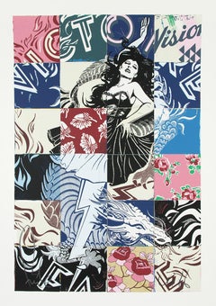 FAILE: Visions Victoire - Huge Screen print signed/numbered Pop Art, Street art