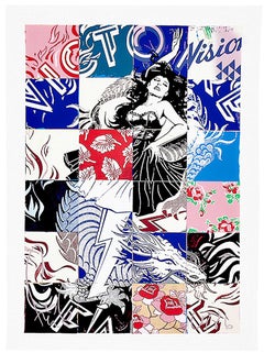 Faile Visions Victoire Screen Print, Limited Edition, Signed Artwork