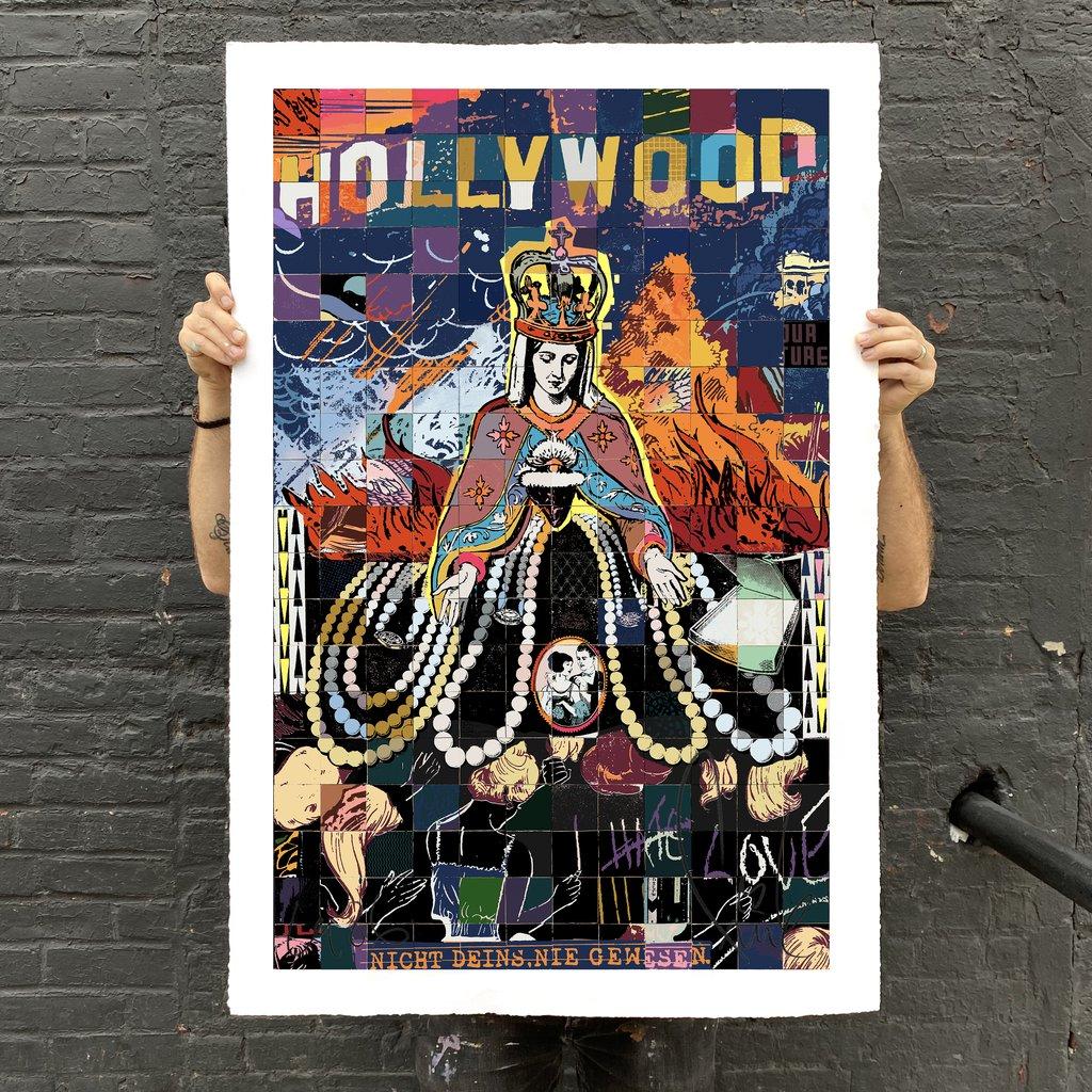 Hollywood Nights - Print by Faile