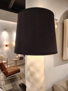 Lampada da terra Faina Pivnich con paralume in lino