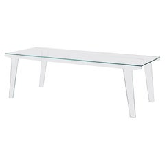 FAINT Large High Transparent Table, by Patricia Urquiola for Glas Italia
