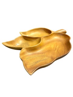 Fair Craft Monkey Pod Wood Leaf Tray