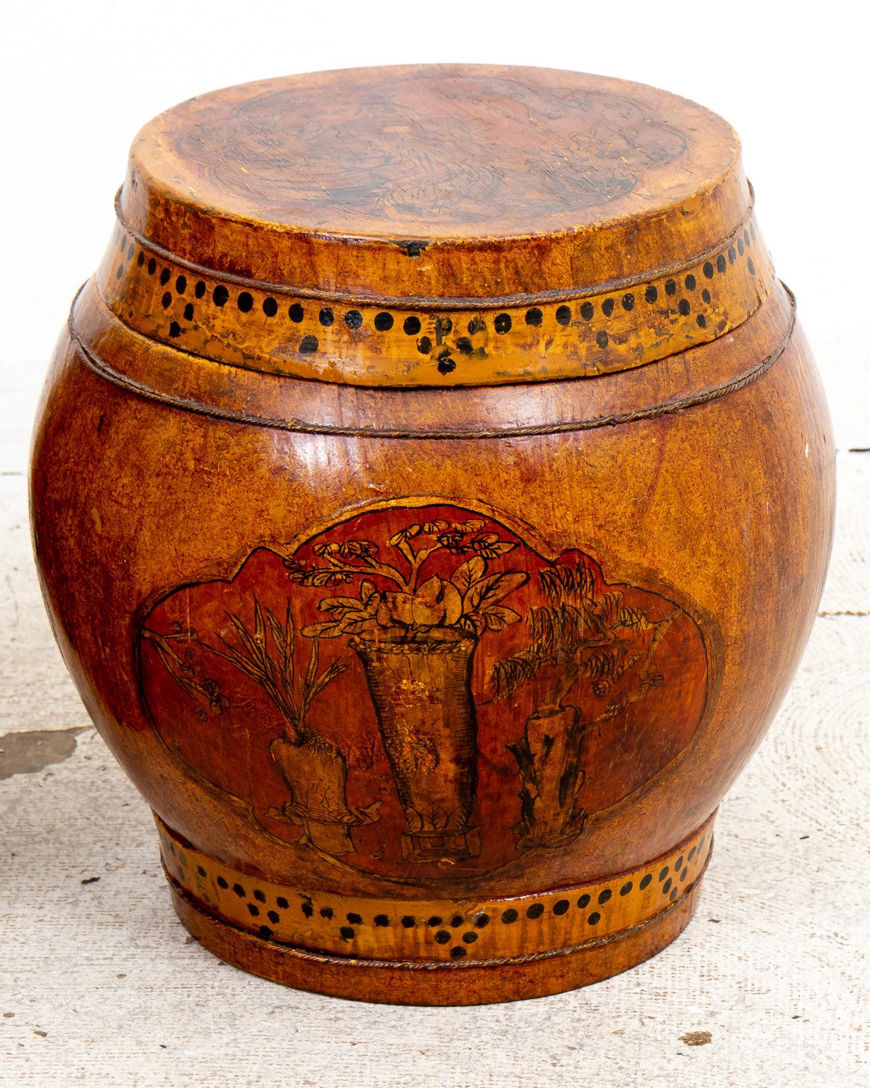 Wood Fair of Late Qing Dynasty Chinese Rice Barrels For Sale