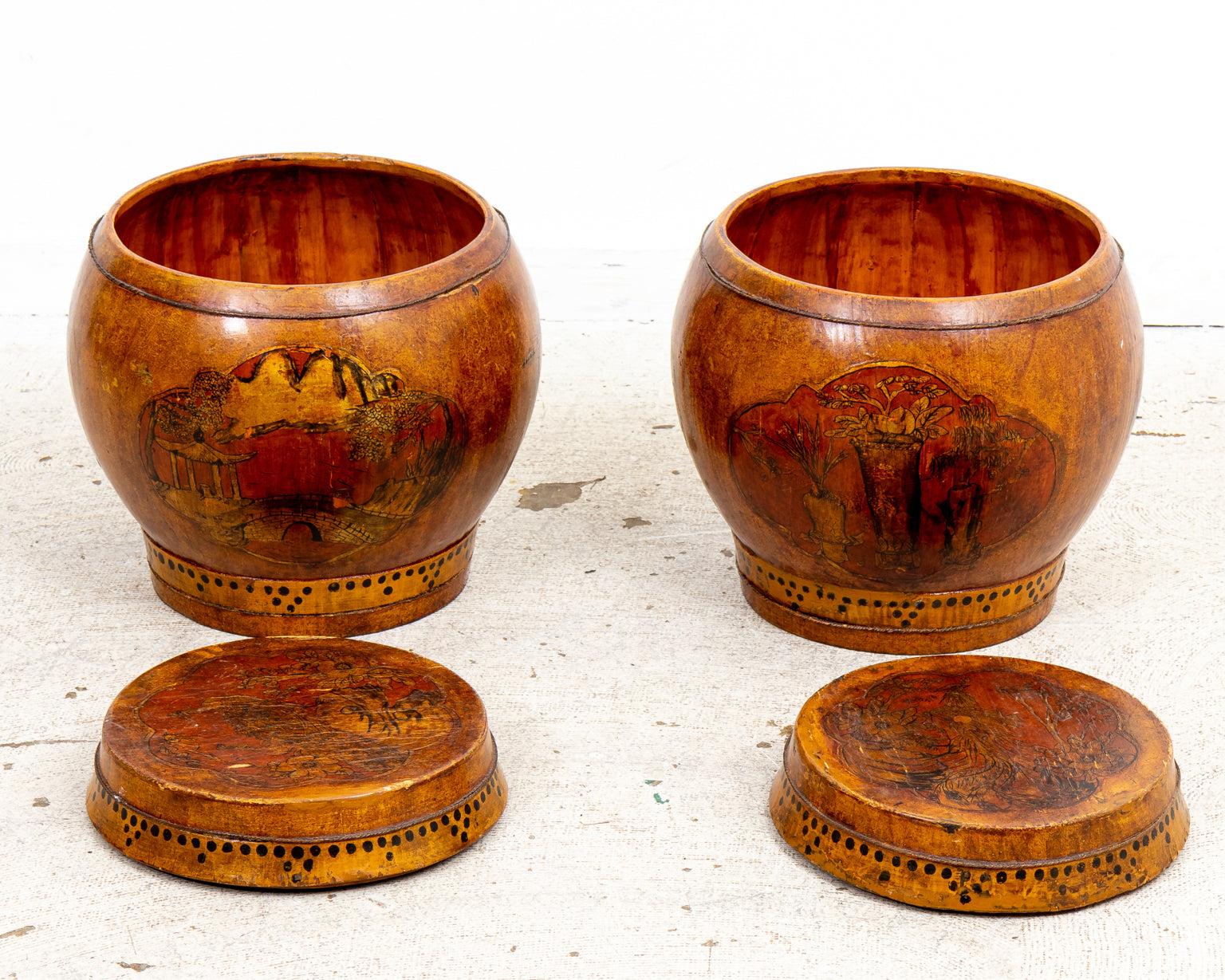 Fair of Late Qing Dynasty Chinese Rice Barrels For Sale 1