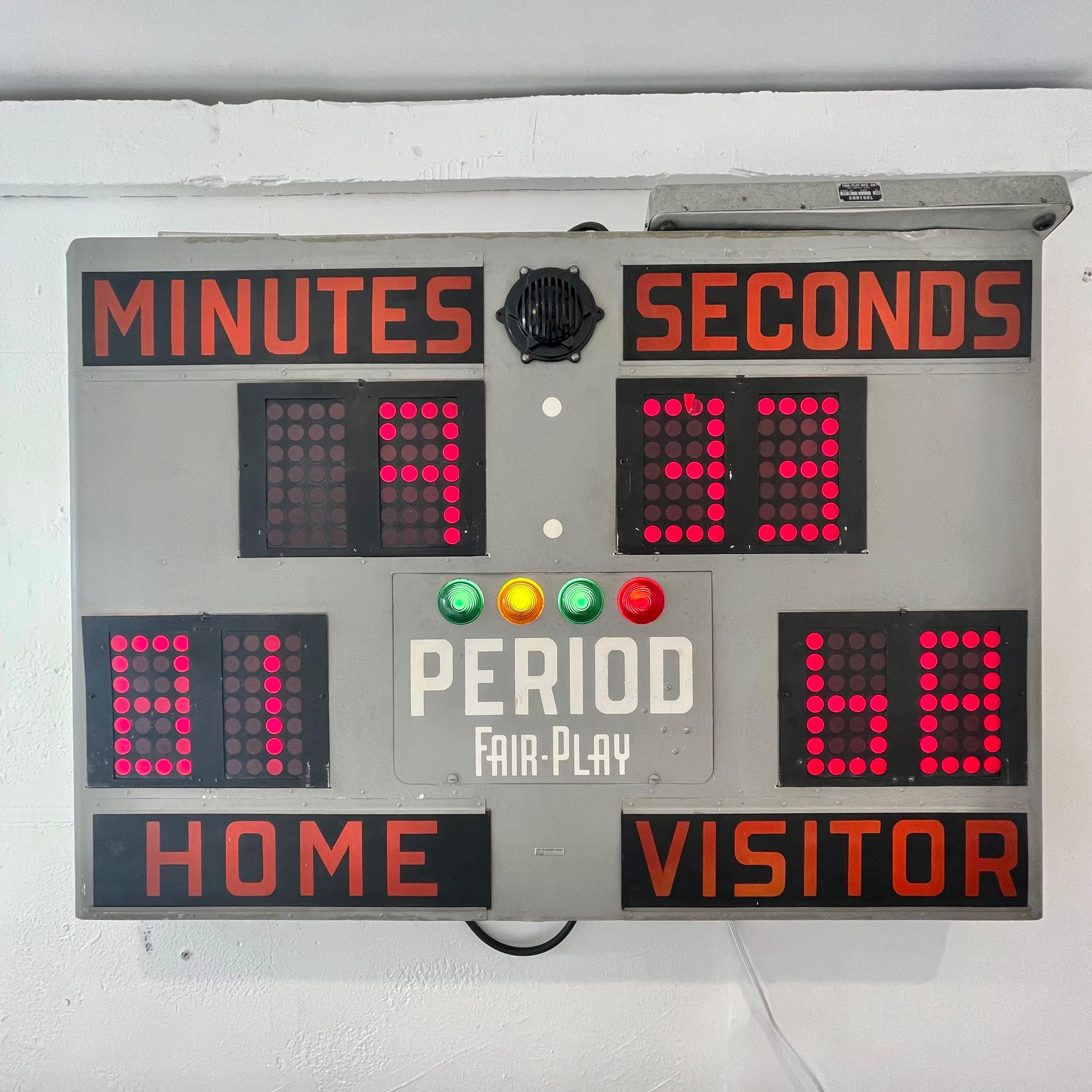 Fair Play 1960s Basketball Scoreboard 4