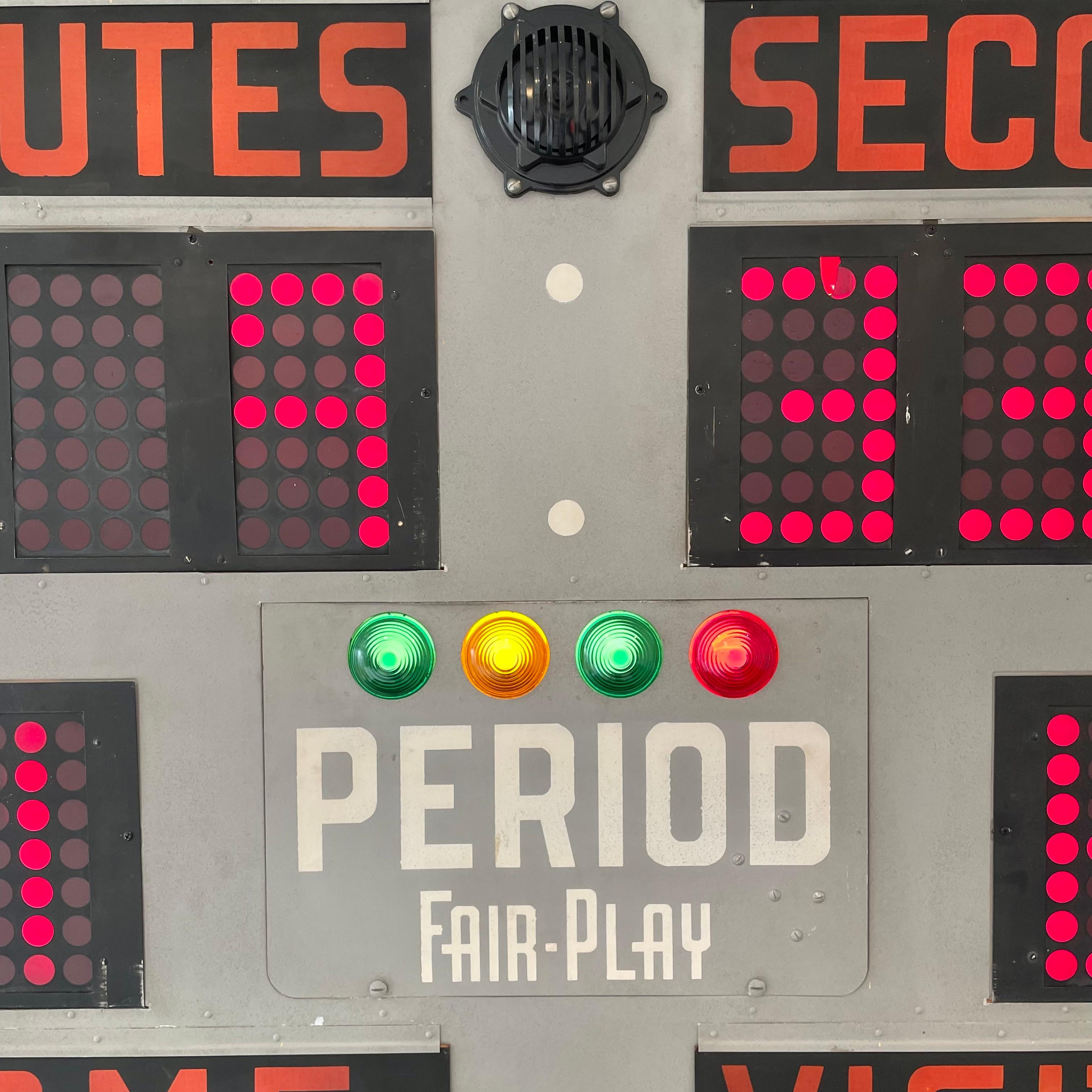 Fair Play 1960s Basketball Scoreboard In Good Condition In Los Angeles, CA