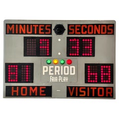 Fair Play 1960s Basketball Scoreboard