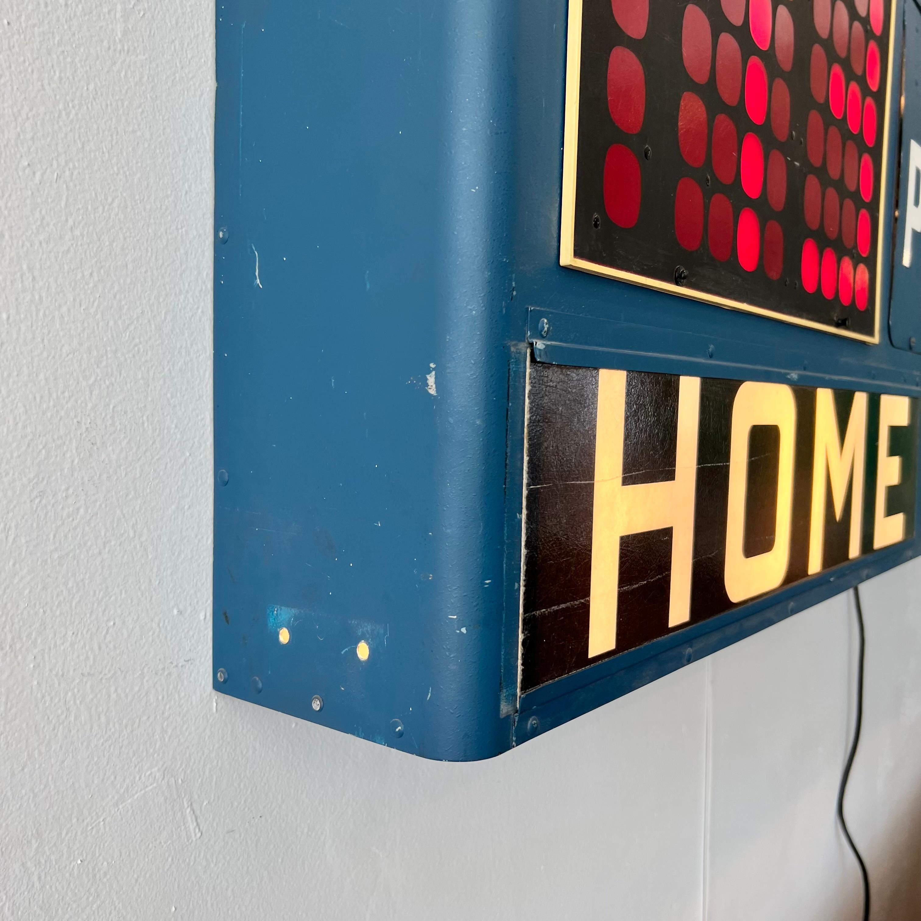 Fair Play 1960s Electro-Magnetic Basketball Scoreboard For Sale 2