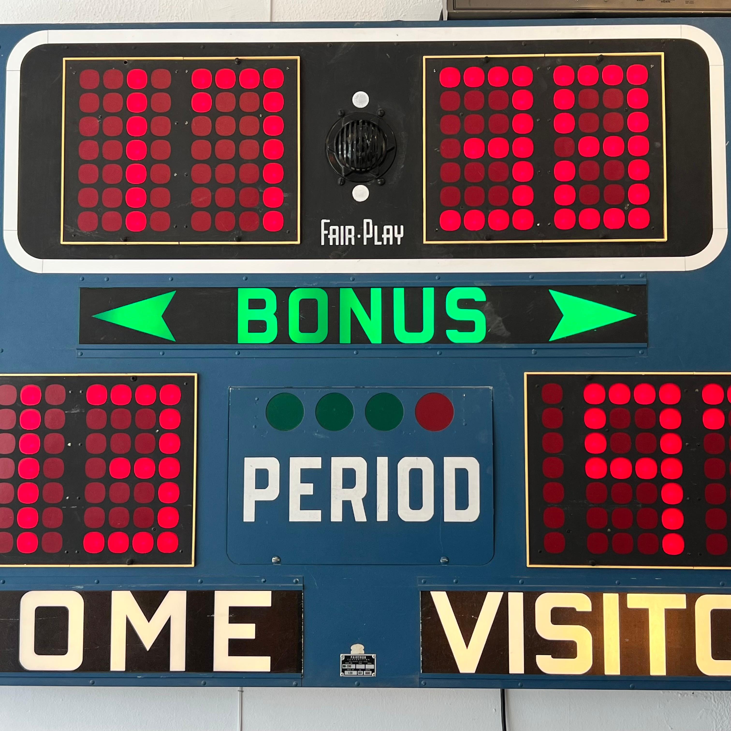 vintage basketball scoreboard for sale