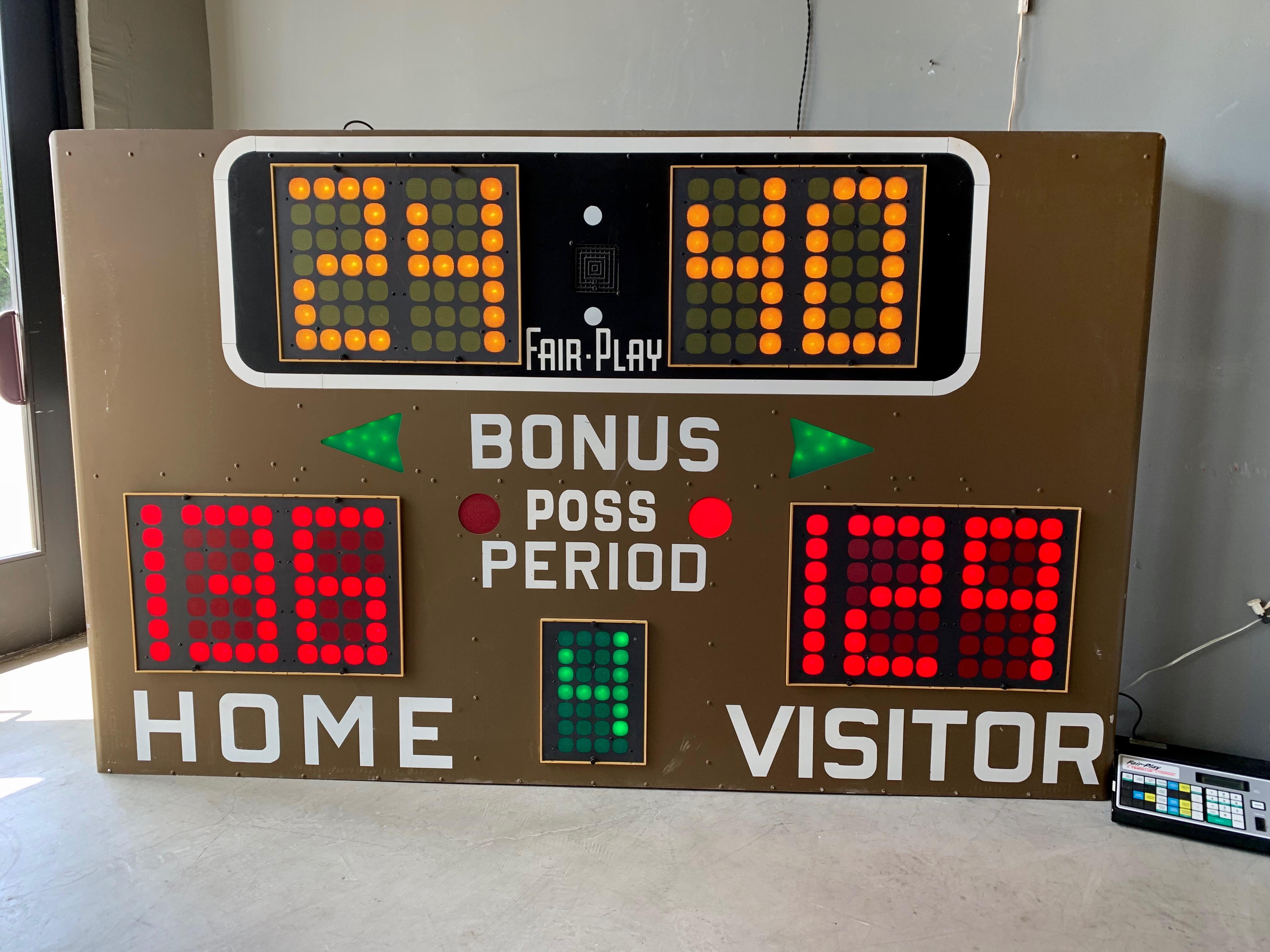 vintage basketball scoreboard for sale