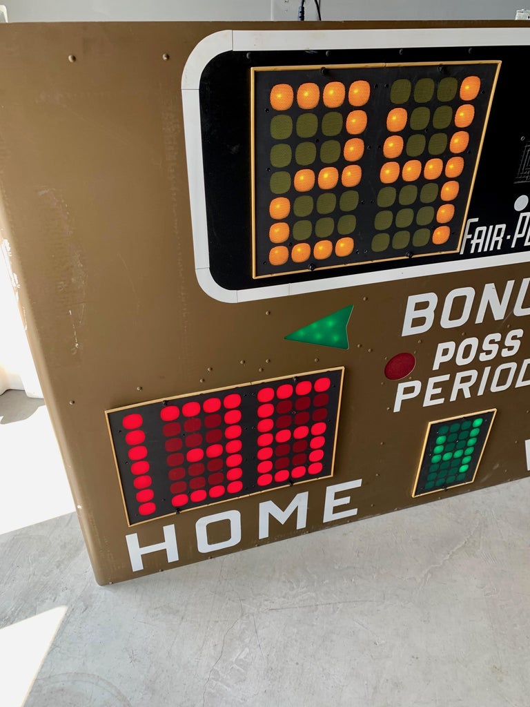Fair Play 1970s Basketball Scoreboard at 1stDibs vintage basketball
