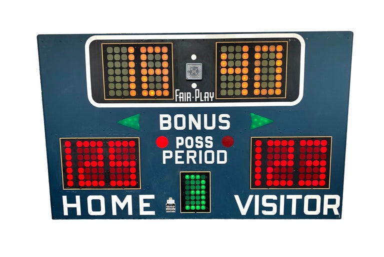 Fair Play 1970s Basketball Scoreboards at 1stDibs vintage basketball