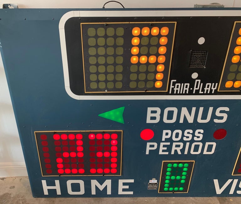 Fair Play 1970s Basketball Scoreboards at 1stDibs vintage basketball