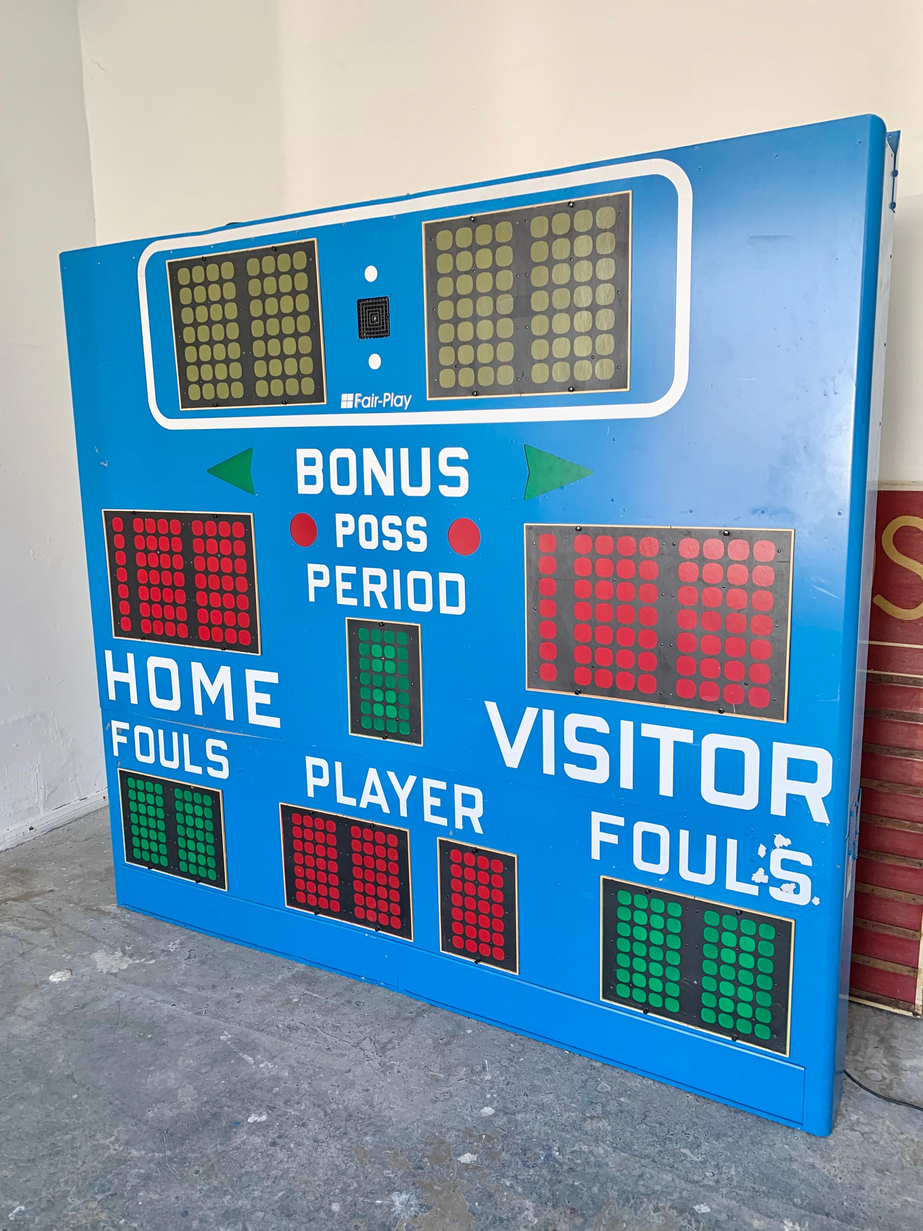 American Fair Play 1970s Basketball Scoreboards