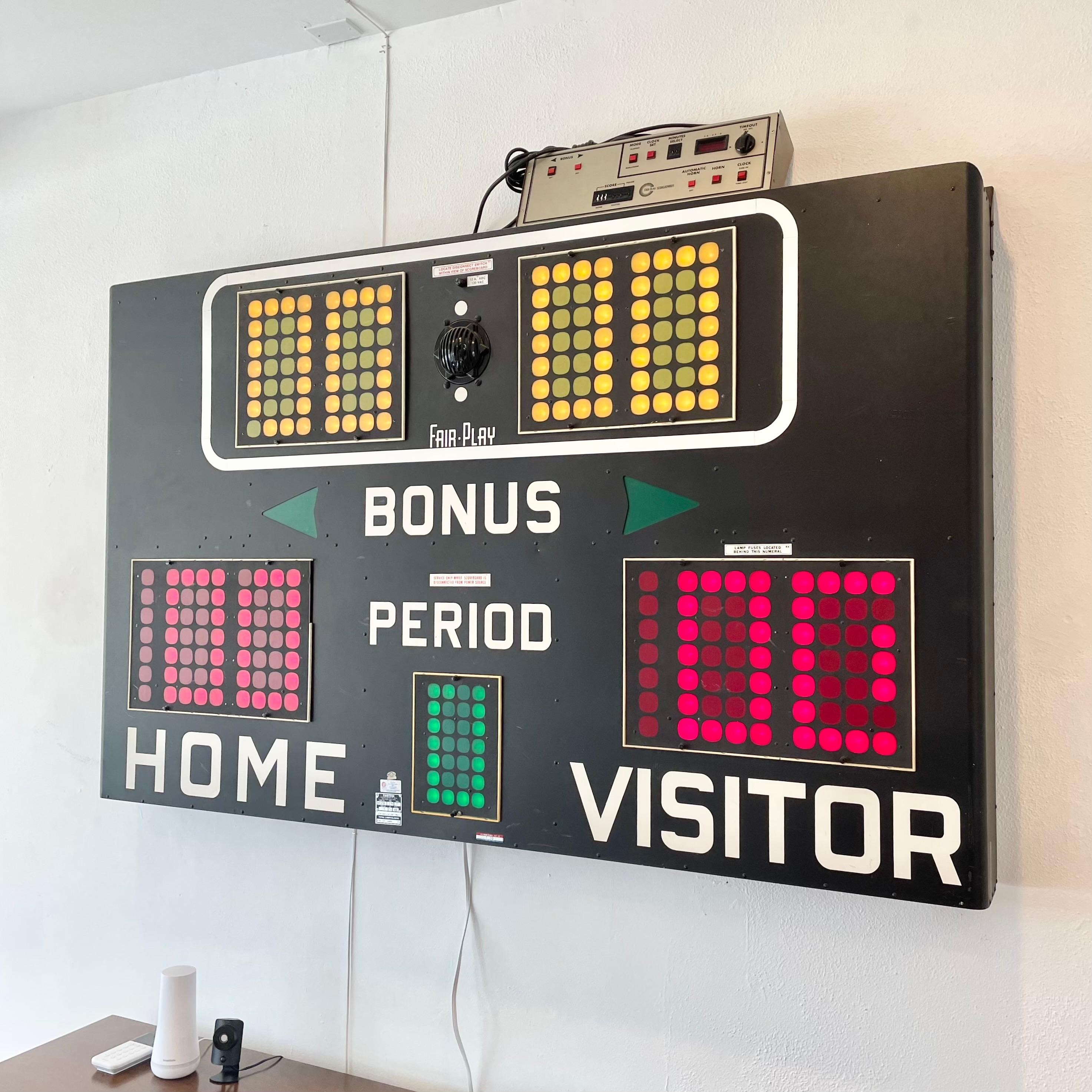 vintage scoreboard