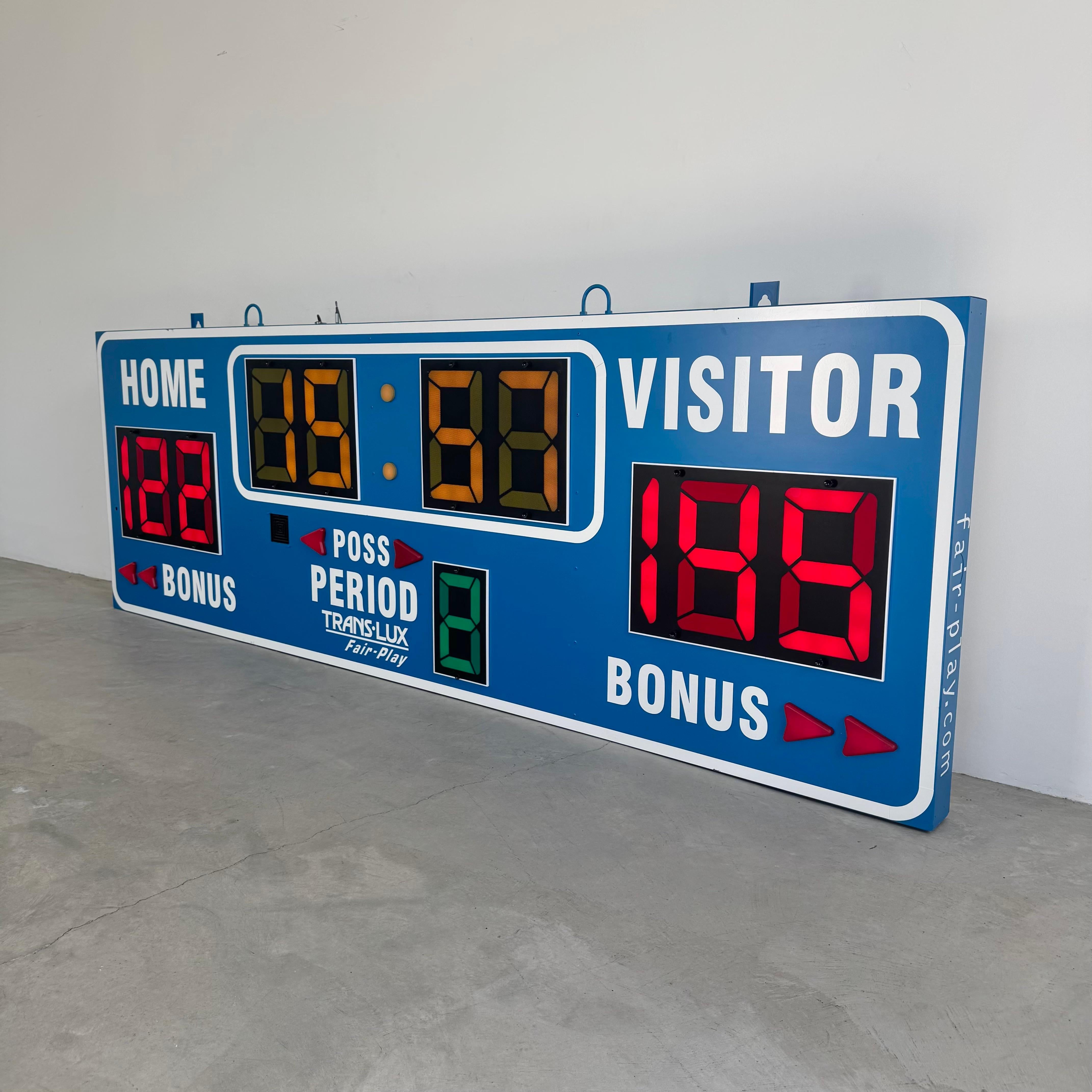 Marcador de baloncesto Fair Play, años 80 EE.UU. Estadounidense en venta
