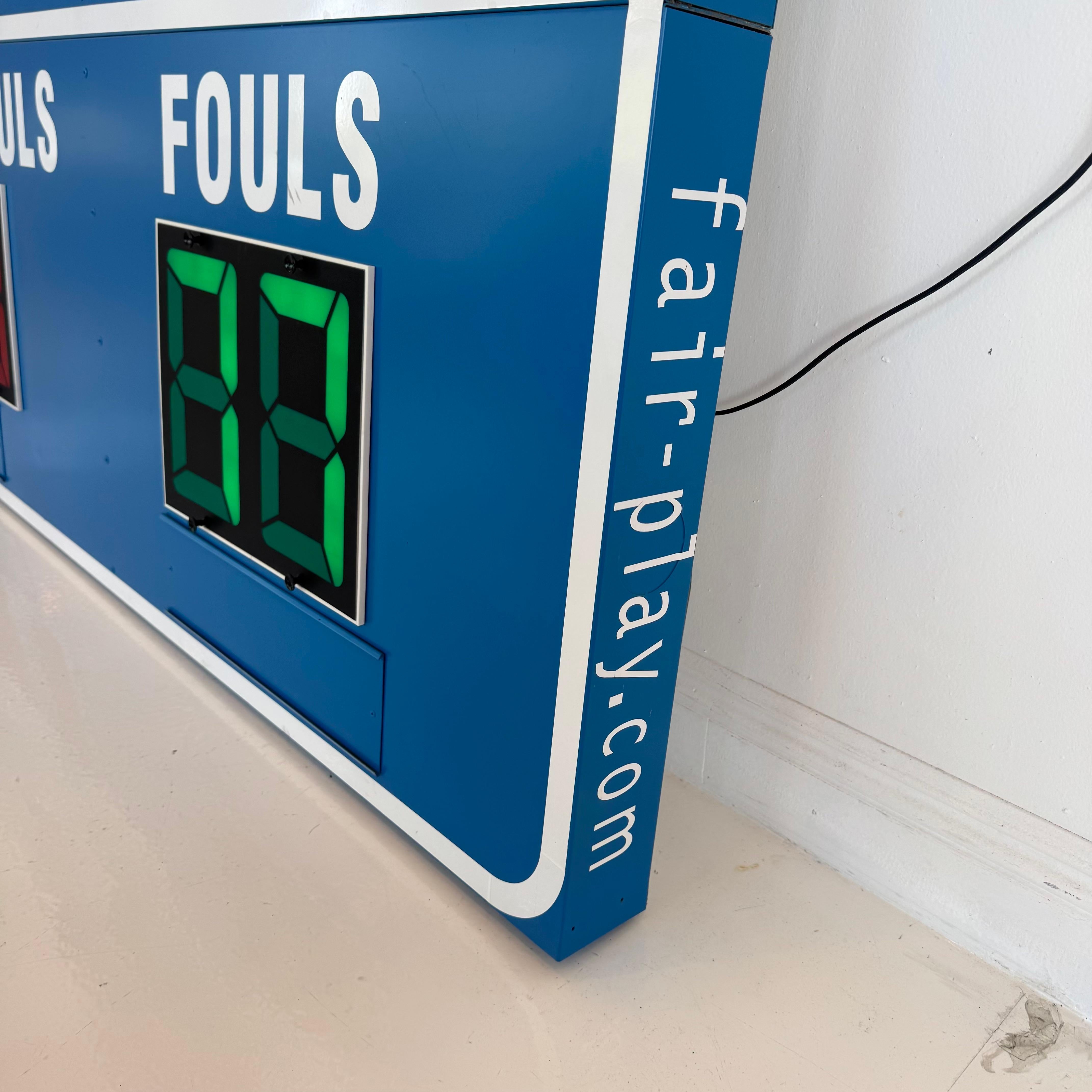 Marcador de baloncesto Fair Play, años 80 EE.UU. en venta 1
