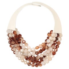 Collar de varias vueltas Fairchild Baldwin ShowStopper Tortoise Champán de diseño