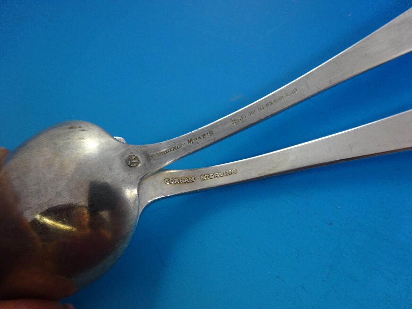 Fairfax von Durgin-Gorham Sterling Silber Besteck für 10 Personen Set 40 Pieces im Zustand „Hervorragend“ im Angebot in Big Bend, WI