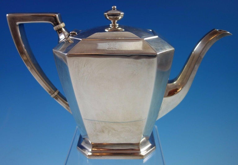 Fairfax by DurginGorham Sterling Silver Tea Set 4Piece 04 Fabulous