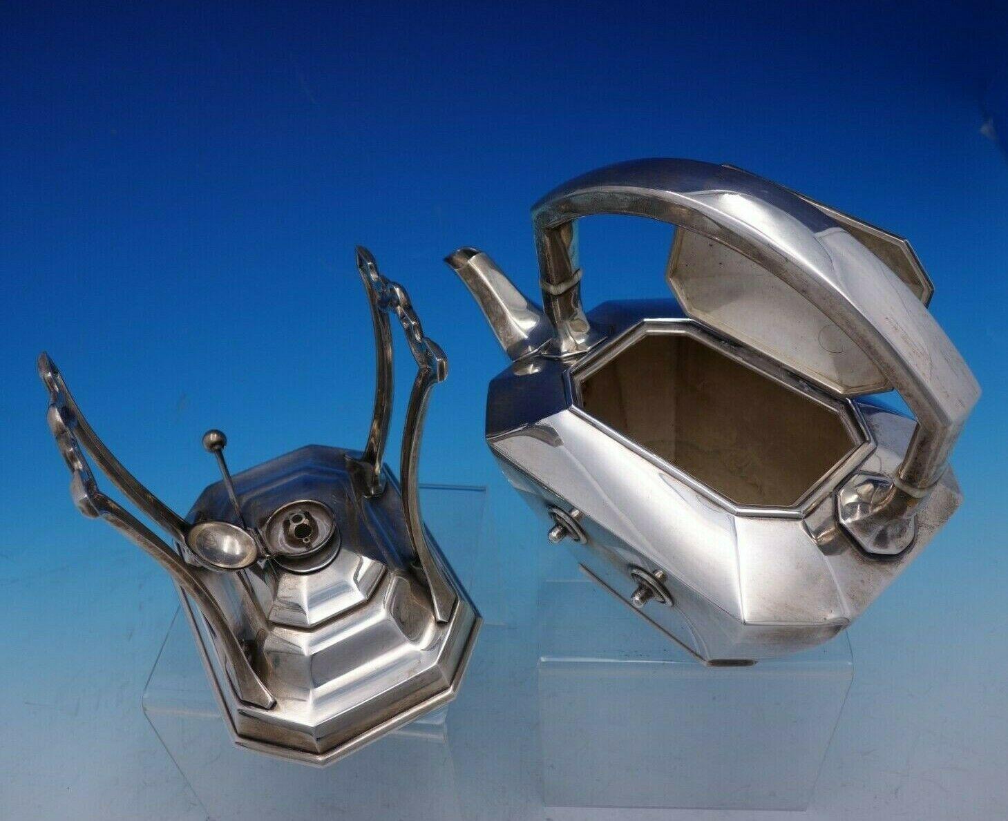 XX secolo Fairfax by Durgin-Gorham Set da tè in argento Sterling 5-Piece #4 Monogrammed