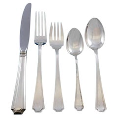 Fairfax by Gorham Sterling Silver Flatware Set for 12 Service Place Size 65 Pcs