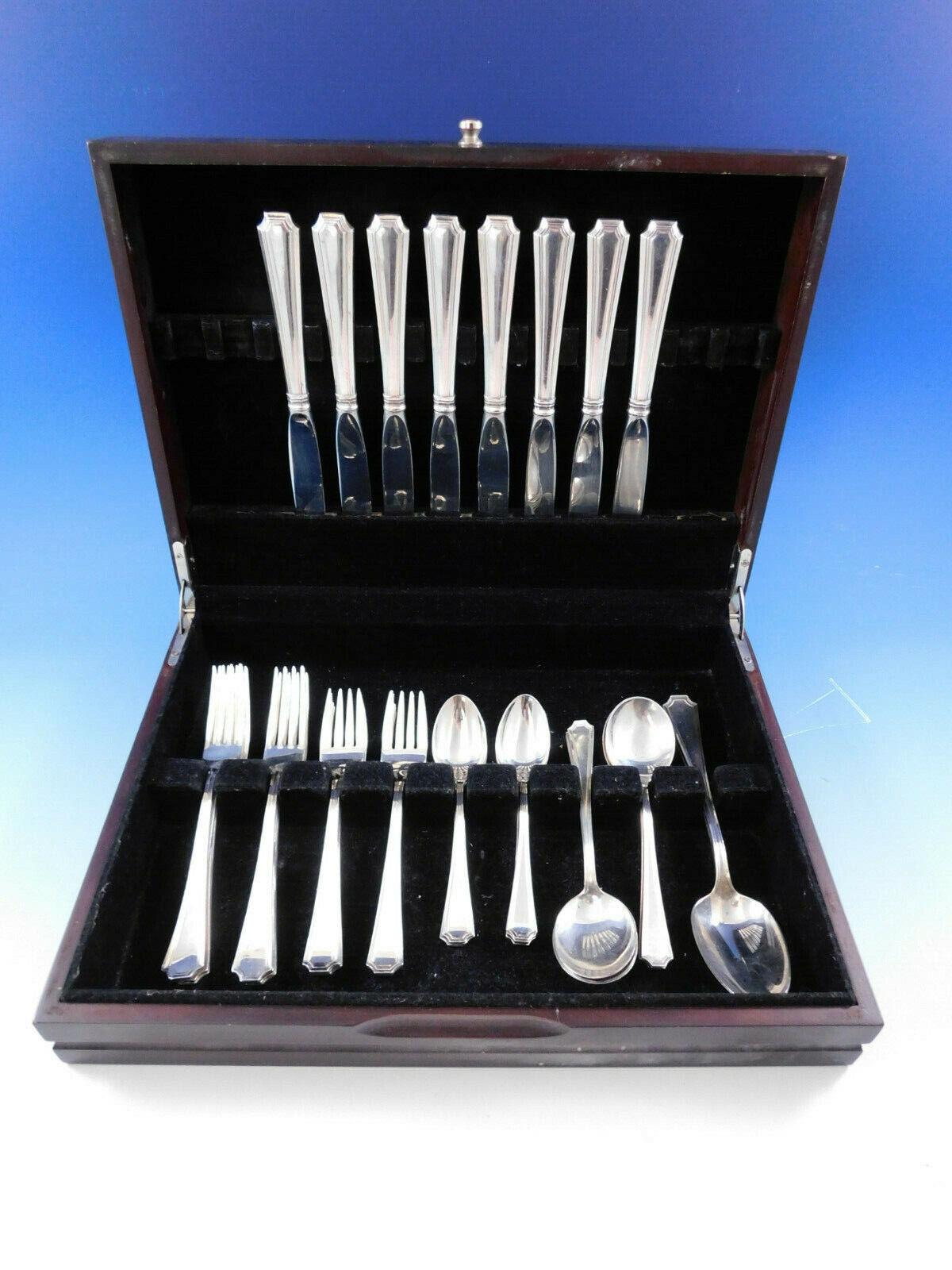 Fairfax by Gorham Sterling Silver Flatware Set for 8 Service 42 Pcs Place Size For Sale 1