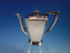 Fairfax Durgin Gorham Sterling Silver Demitasse Tea Set 3-Piece #40 Hollowware