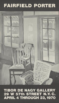 Fairfield Porter 'Tibor de Nagy Gallery' 1970