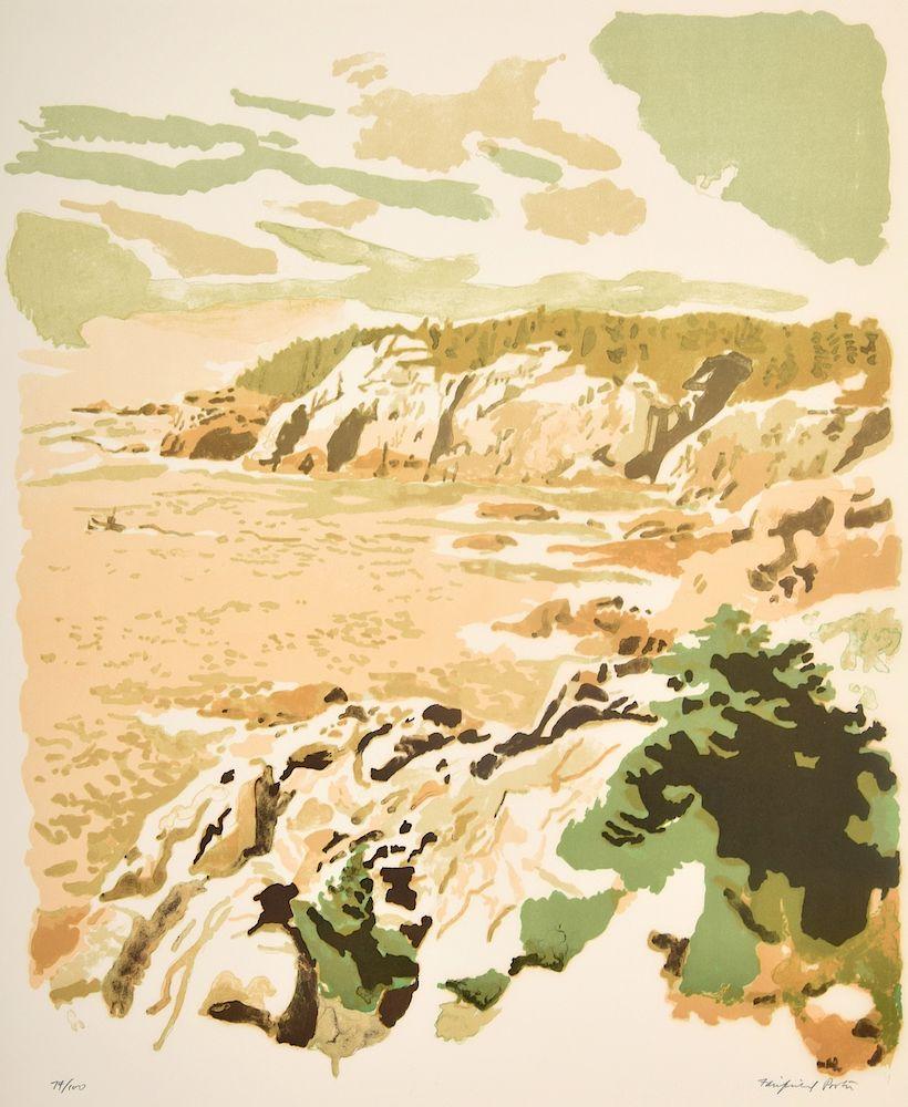 Fairfield Porter Landscape Print - Isle au Haut (L. 31)