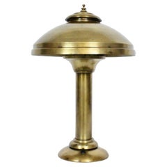 Antique Fairies Mfg. Co. Brass Cantilever Desk Lamp, 1920s